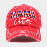 Serape MAMA CITA Message Vintage Baseball Cap - Madeline Love - Flyclothing LLC