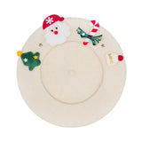 Christmas Decoration Fuzzy Beret Hat - Madeline Love - Flyclothing LLC