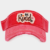 Be Kind Vintage Visor Hat - Madeline Love - Flyclothing LLC