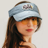 Be Kind Vintage Visor Hat - Madeline Love - Flyclothing LLC