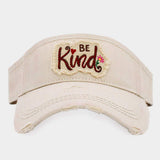 Be Kind Vintage Visor Hat - Madeline Love - Flyclothing LLC