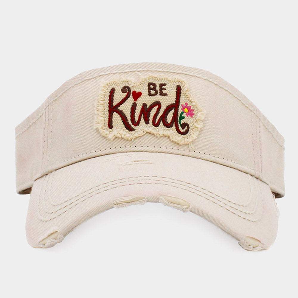 Be Kind Vintage Visor Hat - Madeline Love - Flyclothing LLC