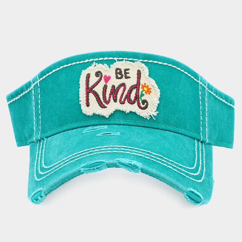Be Kind Vintage Visor Hat - Madeline Love - Flyclothing LLC