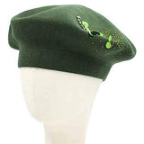 Decorative Sequin Rhinestone Embellished Winter Beret Hat - Madeline Love - Flyclothing LLC