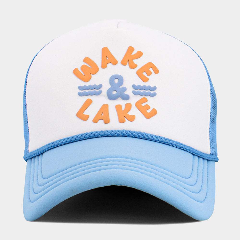 WAKE LAKE Mesh Back Trucker Hat - Madeline Love - Flyclothing LLC