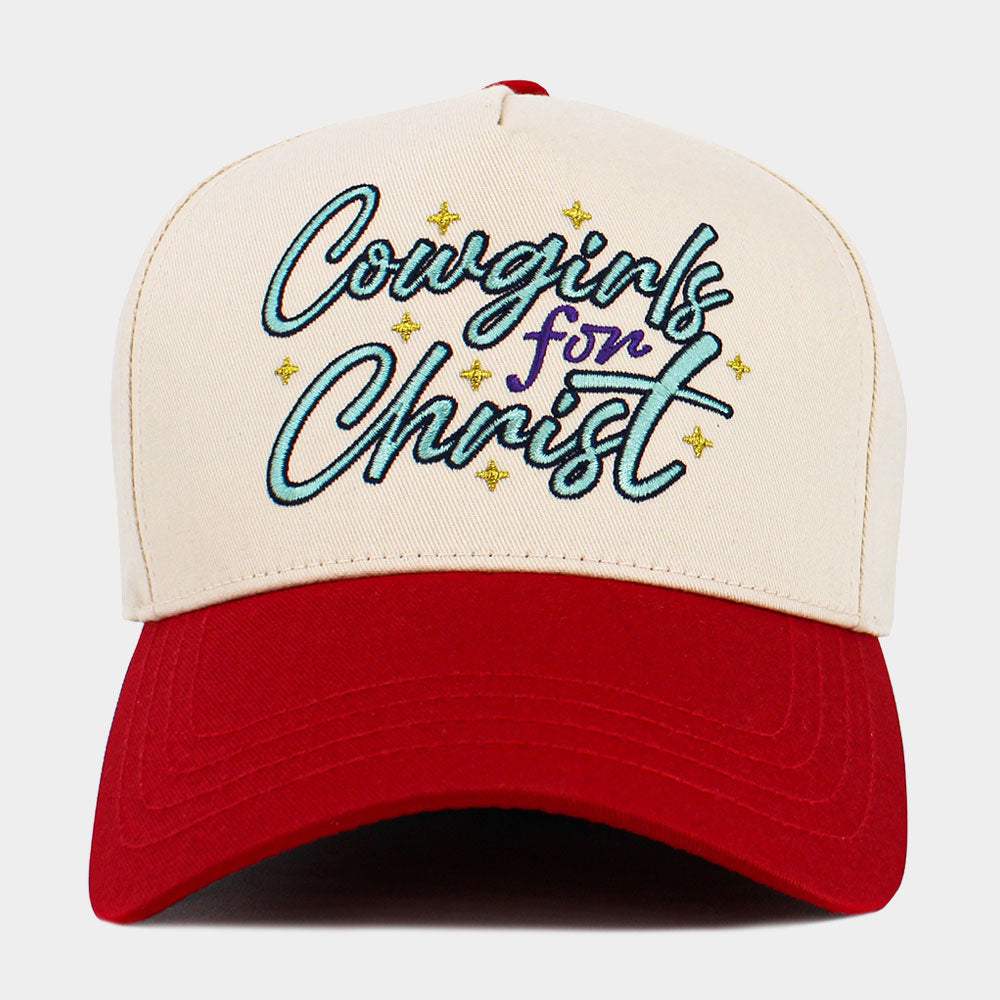 Cowgirls for Christ Embroidered Baseball Hat - Madeline Love - Flyclothing LLC