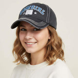 COWGIRL 01 Message Bold Stitch Baseball Cap - Madeline Love - Flyclothing LLC