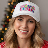 MAMA CLAUS Message Embroidered Corduroy Baseball Cap - Madeline Love - Flyclothing LLC