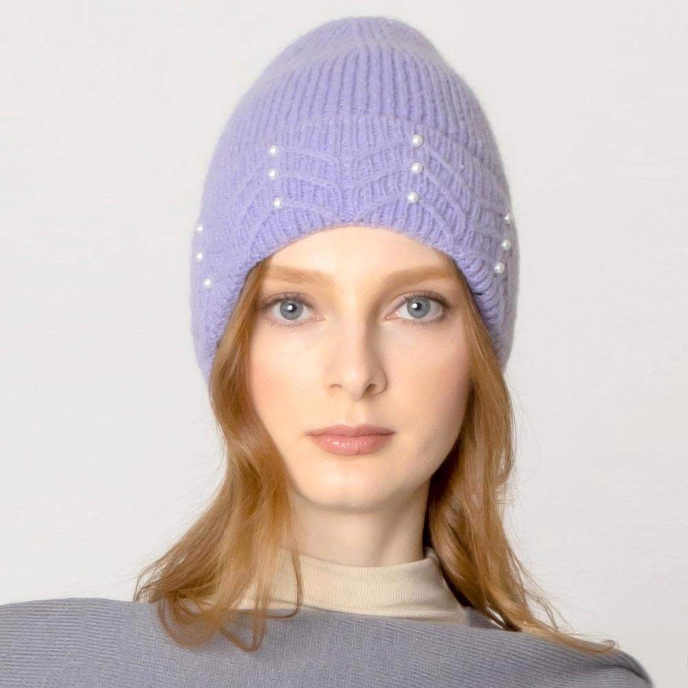 Pearl Beanie Hat - Madeline Love - Flyclothing LLC