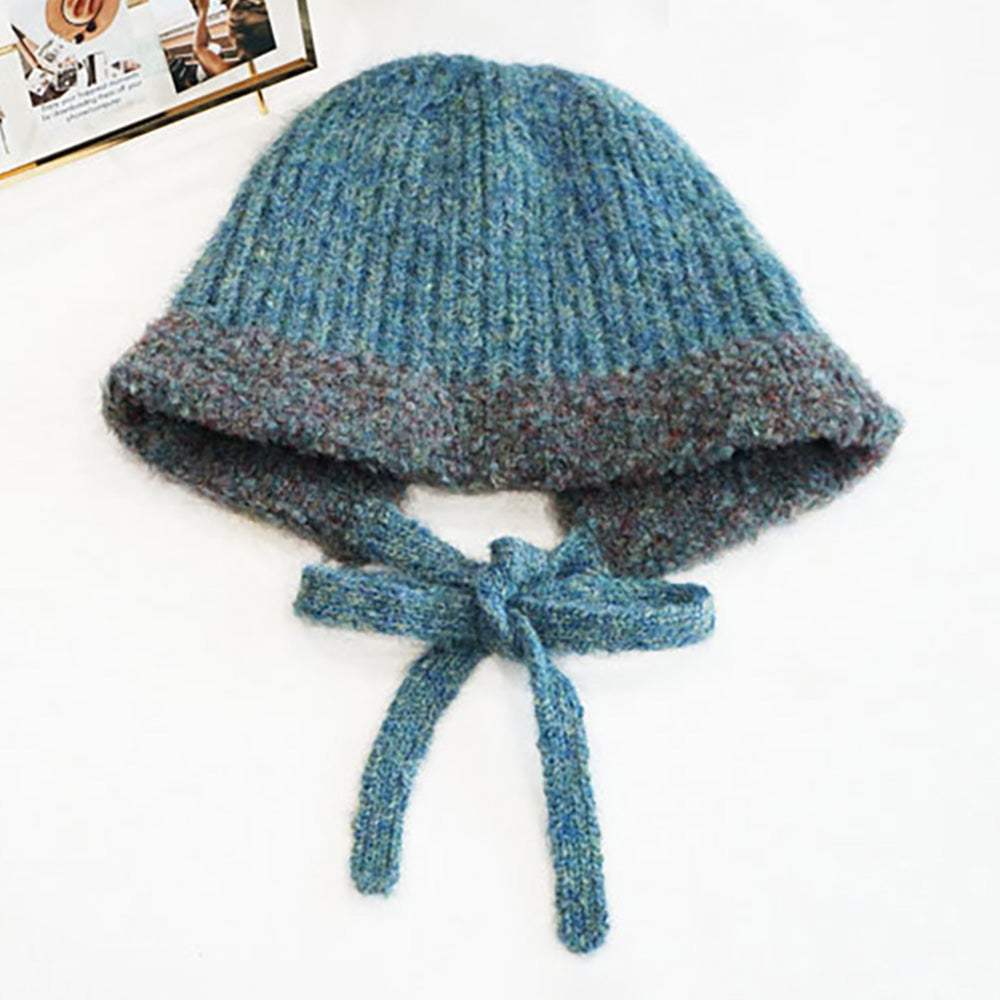 Stylish Knitted Winter Bonnet Hat - Madeline Love - Flyclothing LLC
