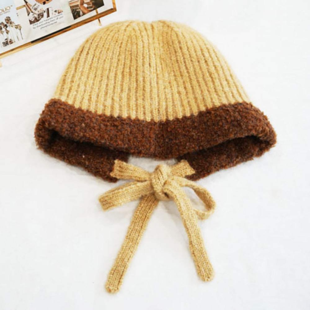 Stylish Knitted Winter Bonnet Hat - Madeline Love - Flyclothing LLC