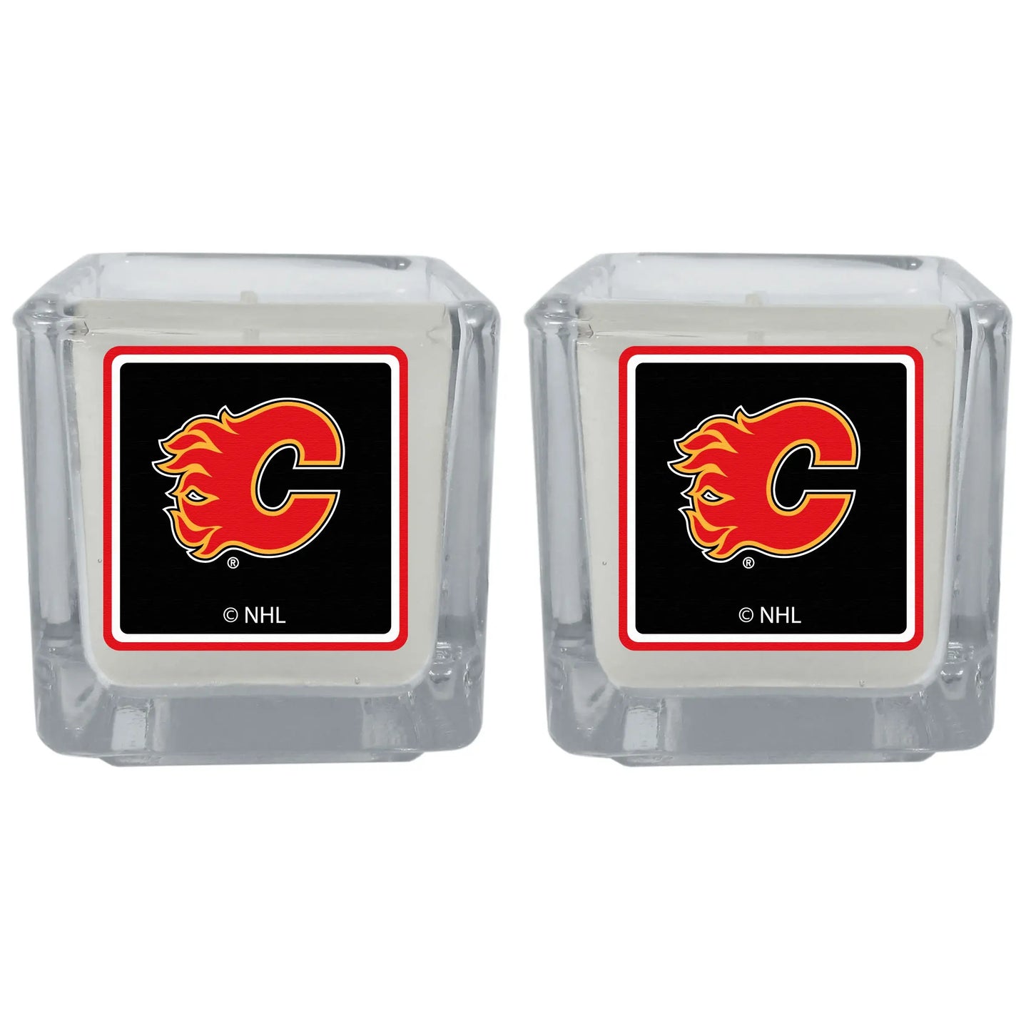 Calgary Flames Graphics Candle Set - Calgary Flames - Flyclothing LLC