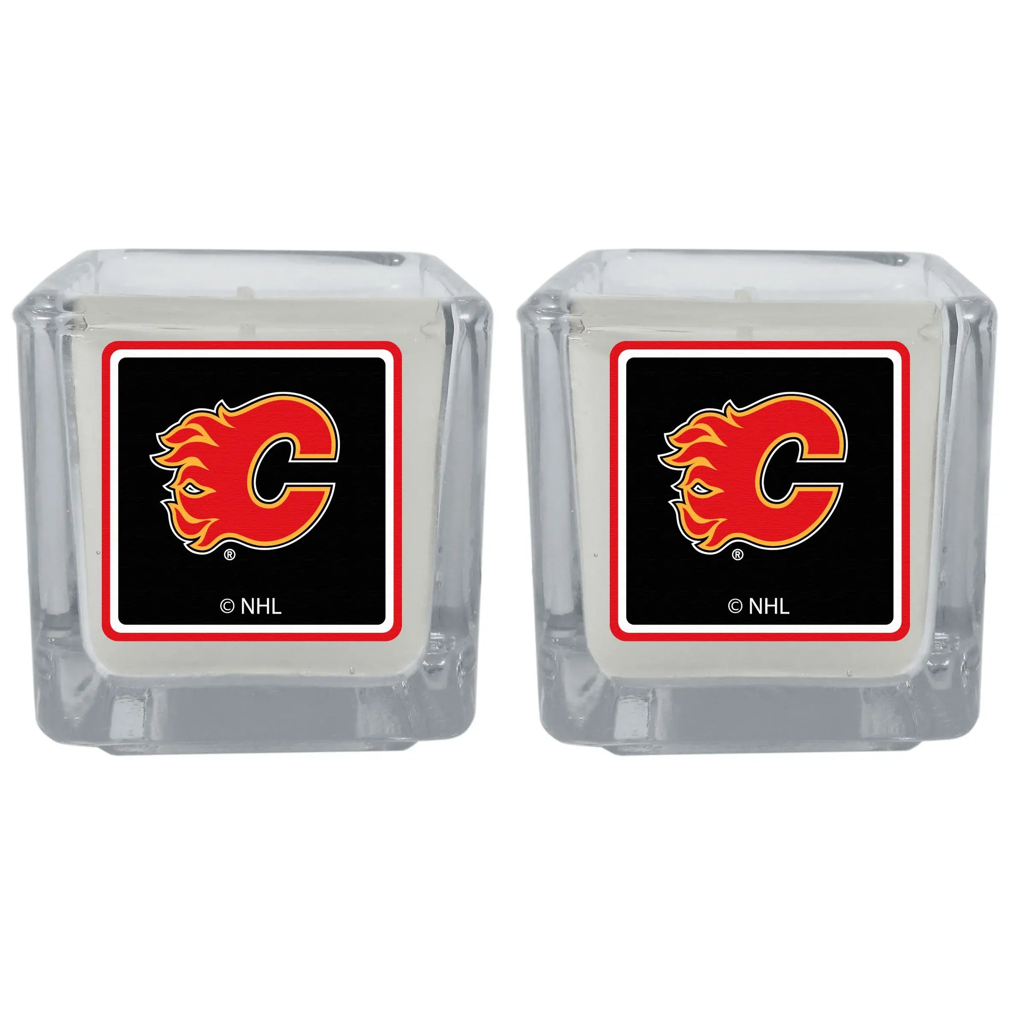 Calgary Flames Graphics Candle Set - Calgary Flames - Flyclothing LLC