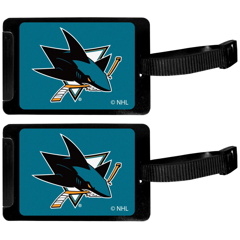 San Jose Sharks Luggage Tag 2 pk - San Jose Sharks - Flyclothing LLC