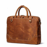 The Everyday Office Briefcase - Classy Leather Bags - Flyclothing LLC