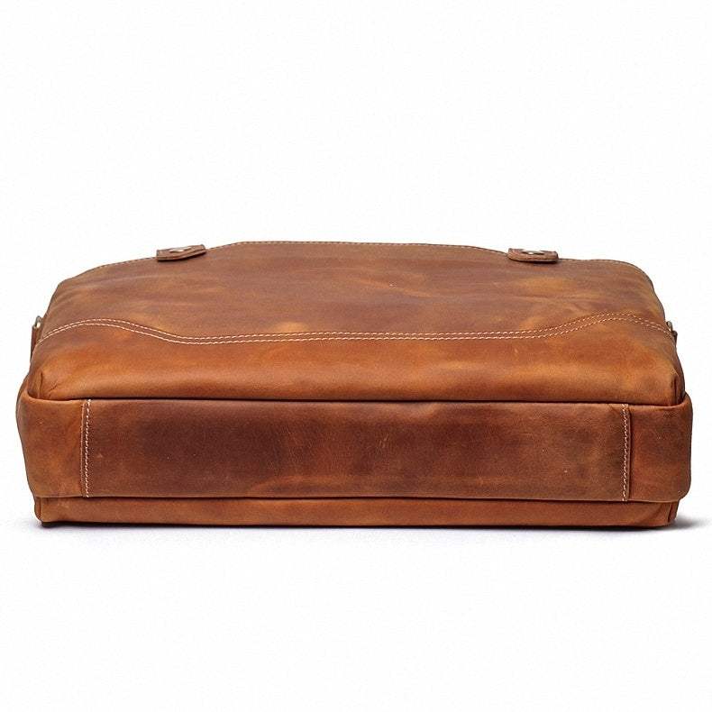The Everyday Office Briefcase - Classy Leather Bags - Flyclothing LLC