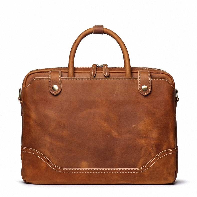 The Everyday Office Briefcase - Classy Leather Bags - Flyclothing LLC