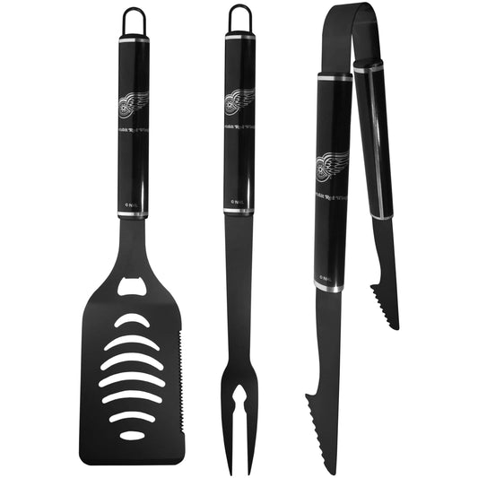 Detroit Red Wings® 3 pc Monochromatic BBQ Set - Siskiyou Buckle