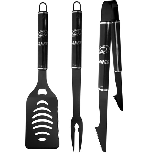 Carolina Hurricanes® 3 pc Monochromatic BBQ Set - Siskiyou Buckle