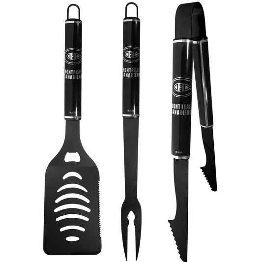 Montreal Canadiens® 3 pc Monochromatic BBQ Set - Siskiyou Buckle