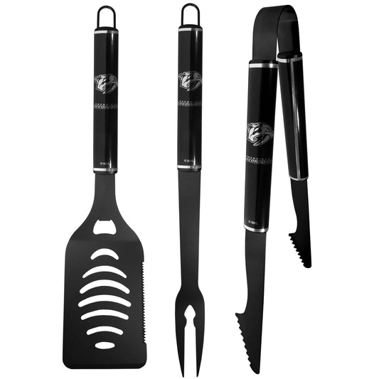 Nashville Predators® 3 pc Monochromatic BBQ Set - Siskiyou Buckle