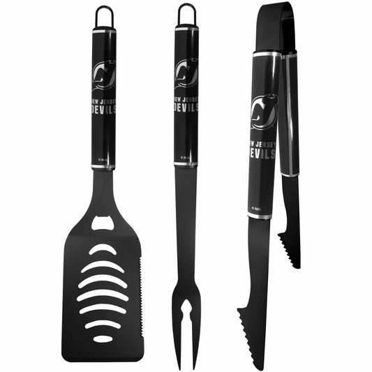 New Jersey Devils® 3 pc Monochromatic BBQ Set - Siskiyou Buckle