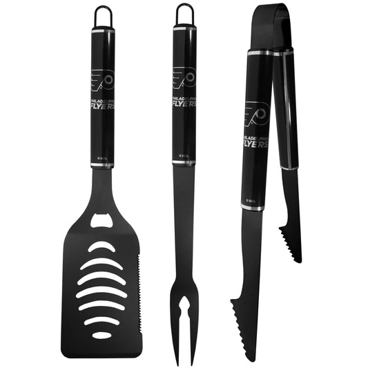 Philadelphia Flyers® 3 pc Monochromatic BBQ Set - Siskiyou Buckle