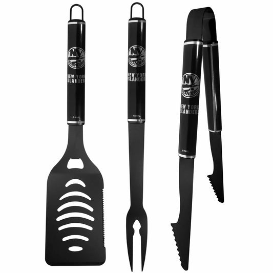 New York Islanders® 3 pc Monochromatic BBQ Set - Siskiyou Buckle