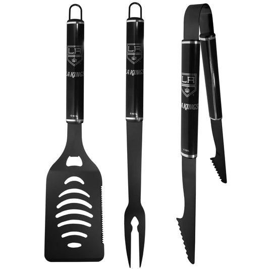 Los Angeles Kings® 3 pc Monochromatic BBQ Set - Siskiyou Buckle