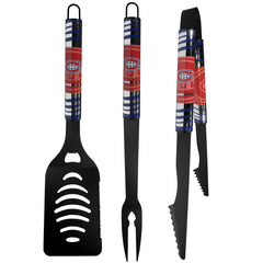 Montreal Canadiens® 3 pc Black Tailgater BBQ Set - Siskiyou Buckle