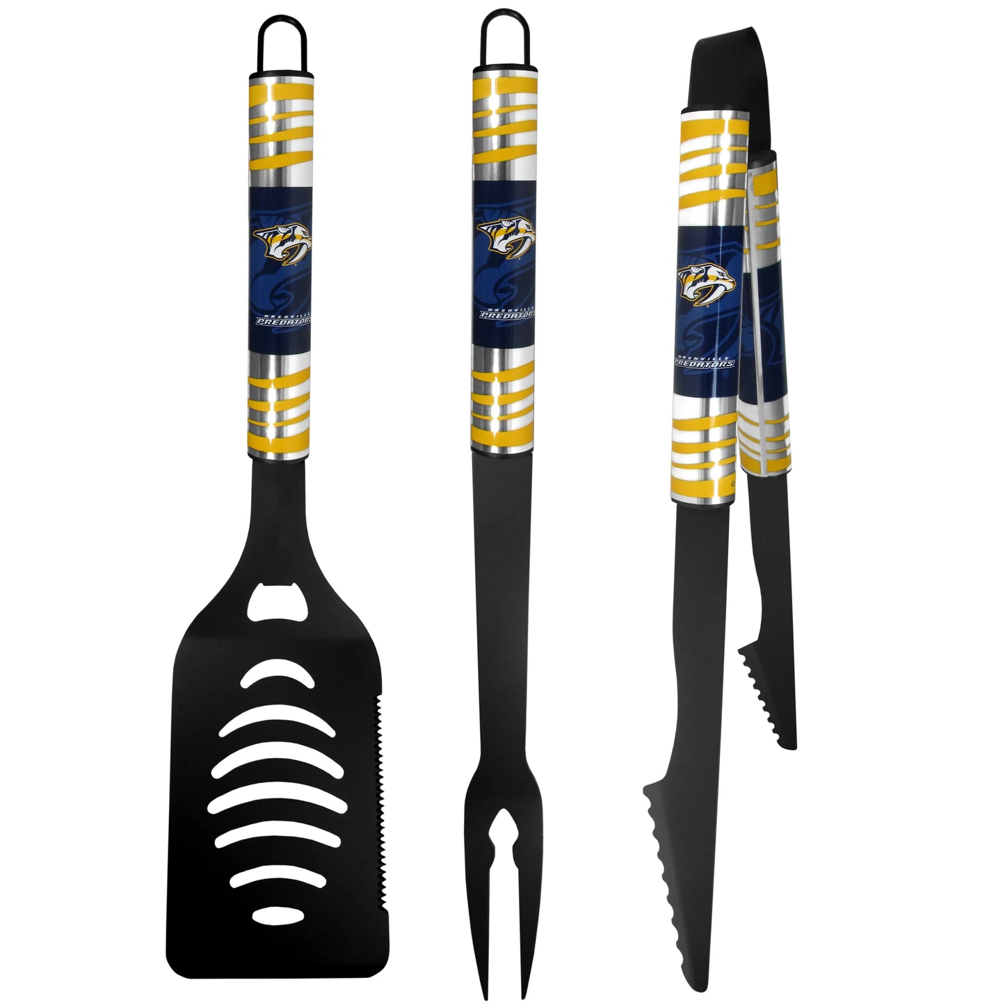 Nashville Predators® 3 pc Black Tailgater BBQ Set - Siskiyou Buckle - Flyclothing LLC