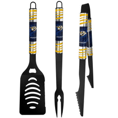 Nashville Predators® 3 pc Black Tailgater BBQ Set - Siskiyou Buckle