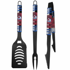 Colorado Avalanche® 3 pc Black Tailgater BBQ Set - Siskiyou Buckle