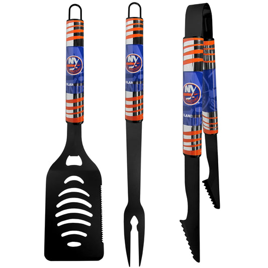 New York Islanders® 3 pc Black Tailgater BBQ Set - Siskiyou Buckle