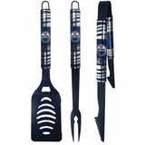 Edmonton Oilers® 3 pc Color BBQ Tool Set - Edmonton Oilers