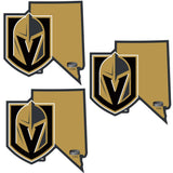 Vegas Golden Knights® Home State Decal, 3pk - Siskiyou Buckle