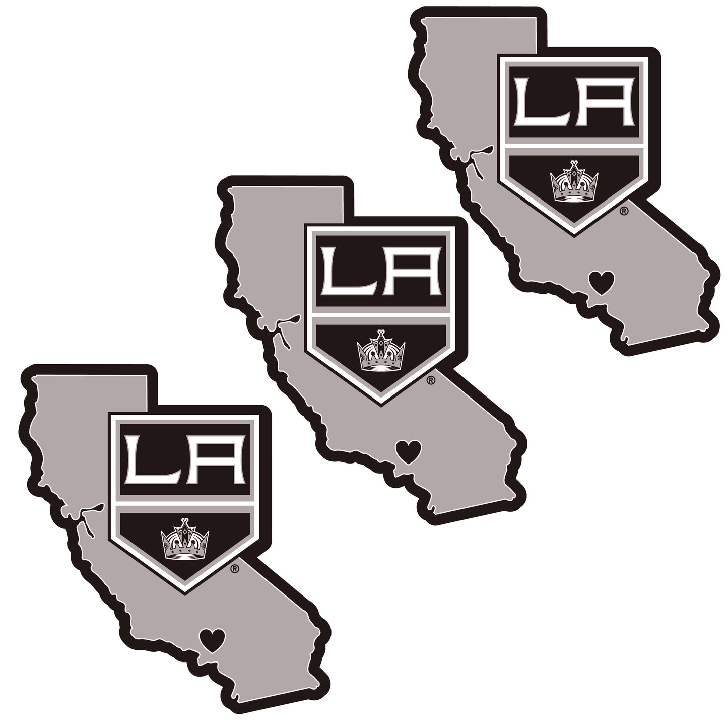 Los Angeles Kings® Home State Decal, 3pk
