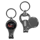 Columbus Blue Jackets Nail Care/Bottle Opener Key Chain - Columbus Blue Jackets - Flyclothing LLC