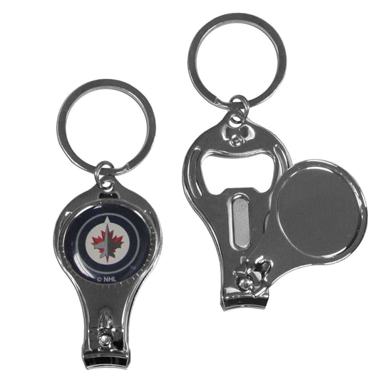 Winnipeg Jets Nail Care/Bottle Opener Key Chain - Winnipeg Jets - Flyclothing LLC