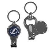 Tampa Bay Lightning Nail Care/Bottle Opener Key Chain - Tampa Bay Lightning - Flyclothing LLC