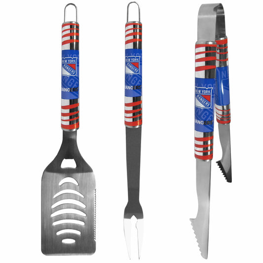 New York Rangers® 3 pc Tailgater BBQ Tools - New York Islanders