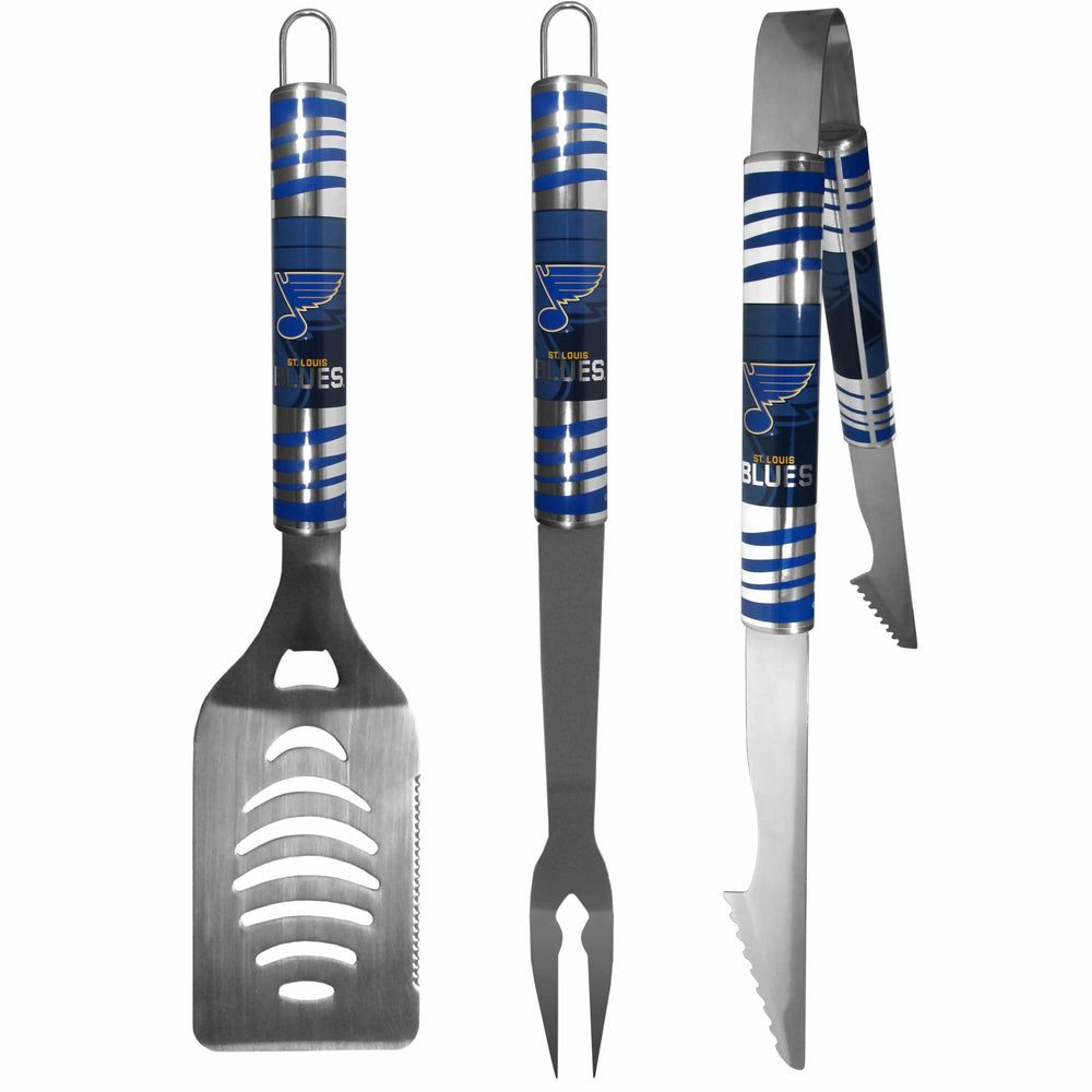 St. Louis Blues® 3 pc Tailgater BBQ Tools - St. Louis Blues