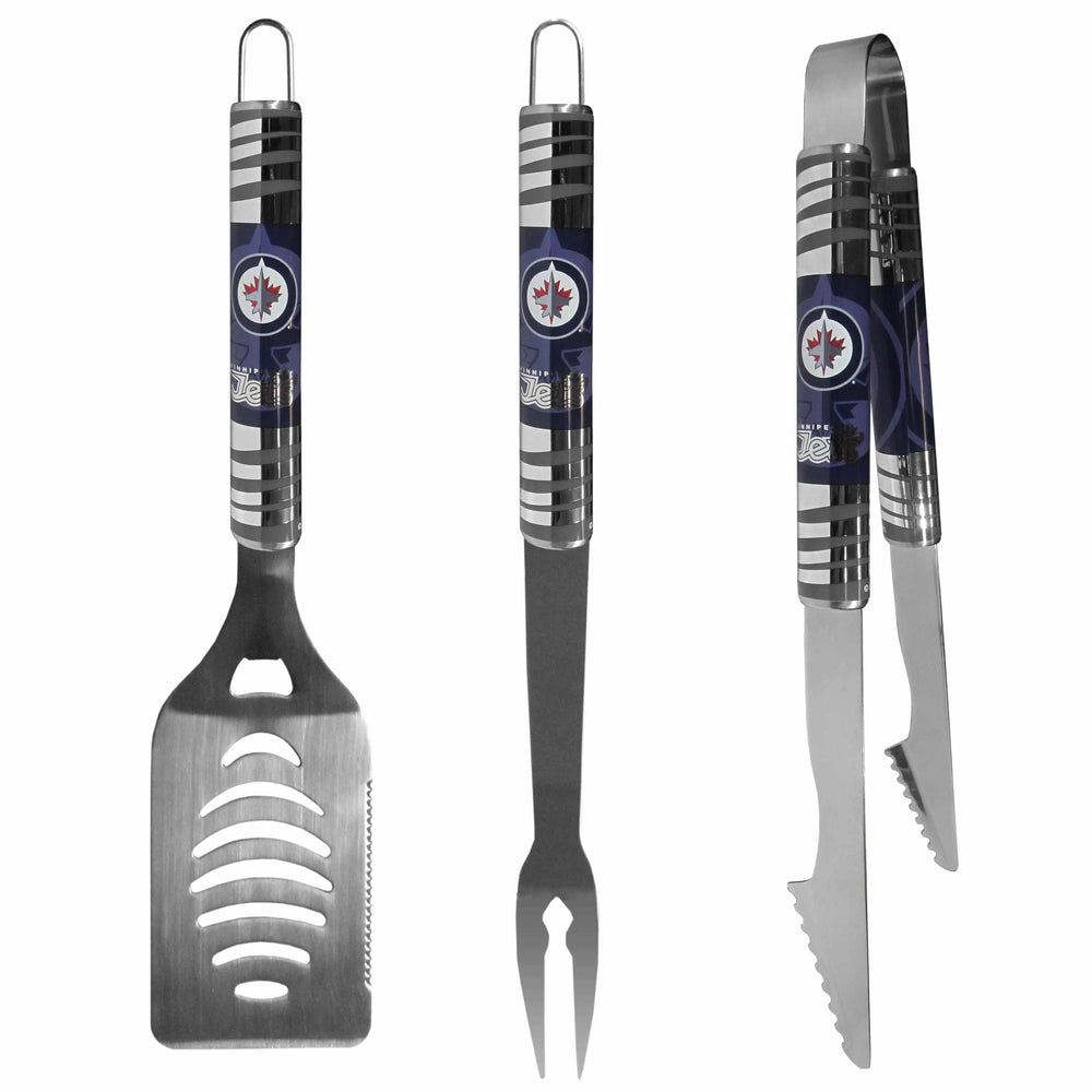 Winnipeg Jets™ 3 pc Tailgater BBQ Tools - Winnipeg Jets - Flyclothing LLC