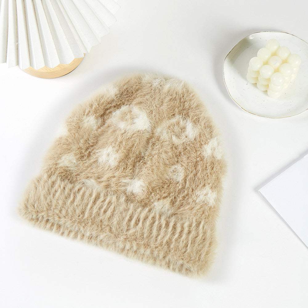 Leopard Patterned Beanie Hat - Madeline Love - Flyclothing LLC