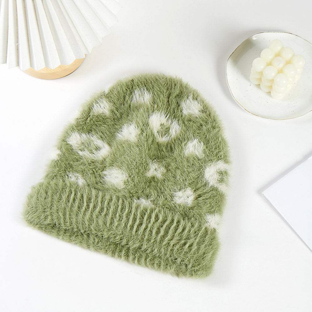 Leopard Patterned Beanie Hat - Madeline Love - Flyclothing LLC