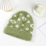 Leopard Patterned Beanie Hat - Madeline Love - Flyclothing LLC