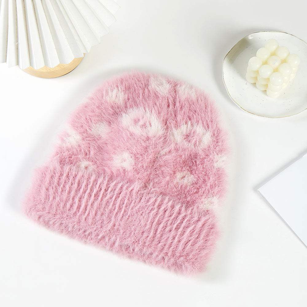 Leopard Patterned Beanie Hat - Madeline Love - Flyclothing LLC