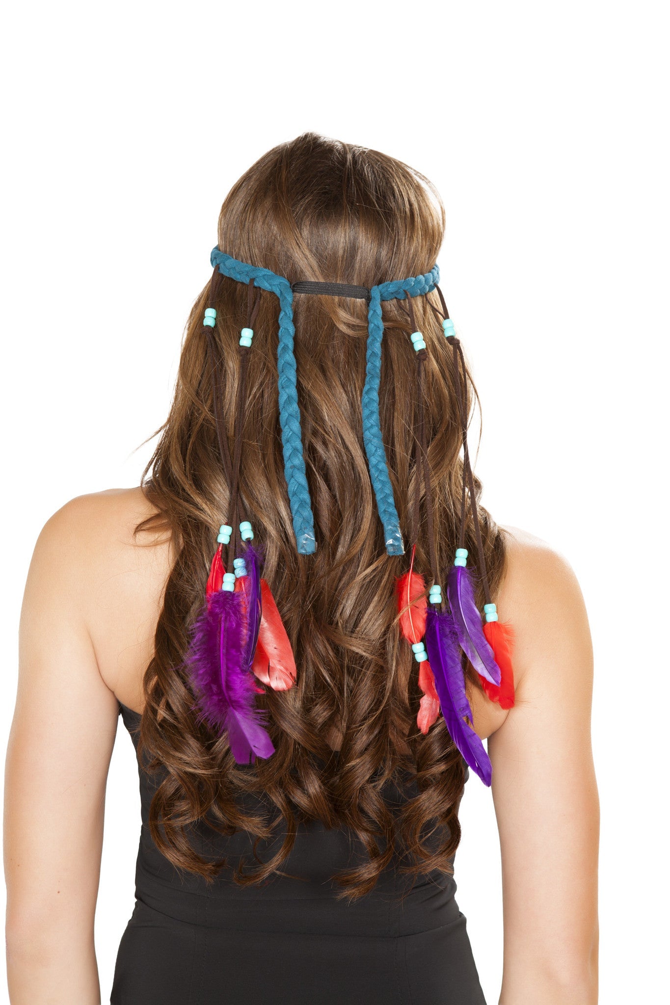 Roma Costume Turquoise Indian Headband Costume H4725 - Roma Costume - Flyclothing LLC