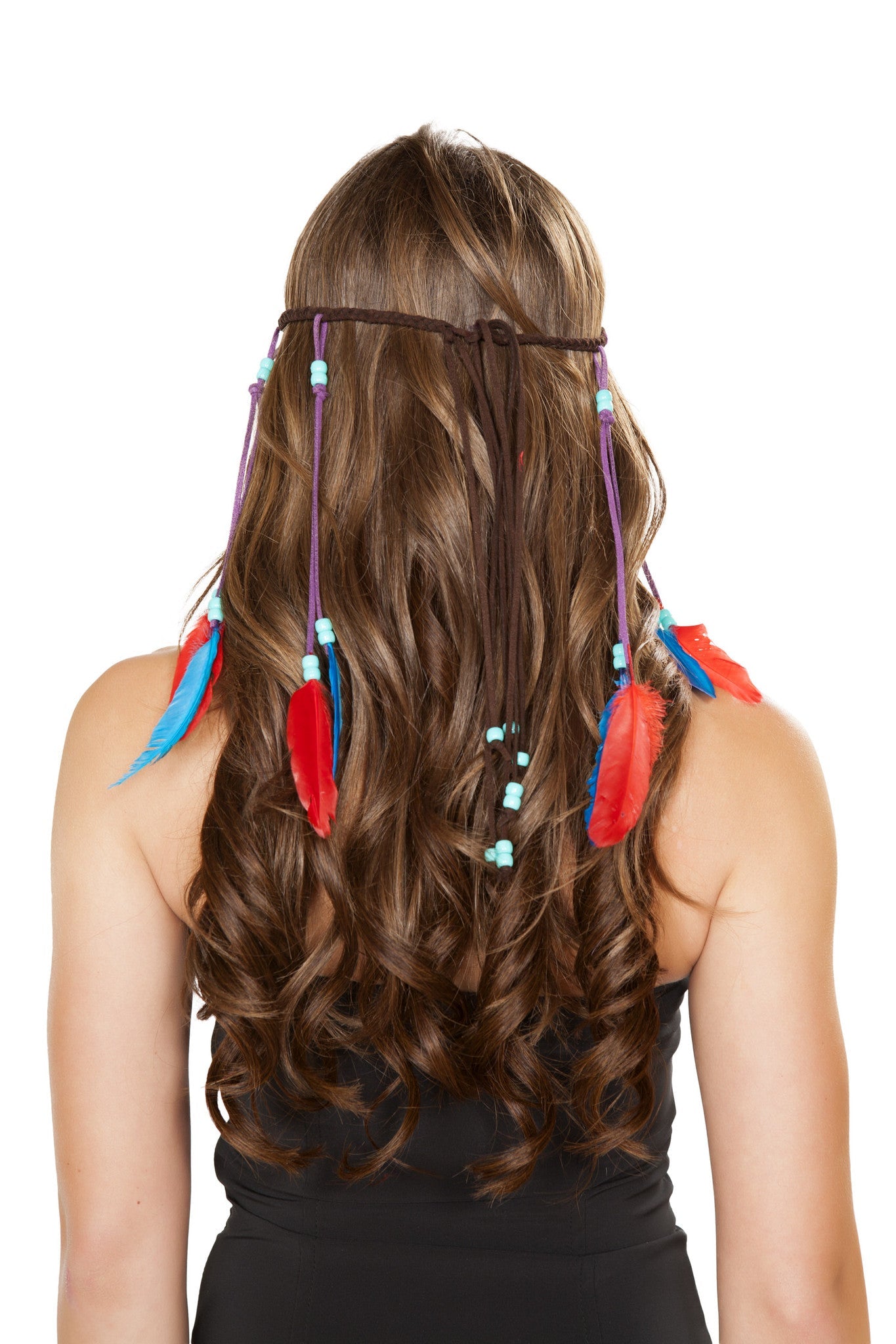 Roma Costume Brown Indian Headband Costume H4726 - Roma Costume - Flyclothing LLC