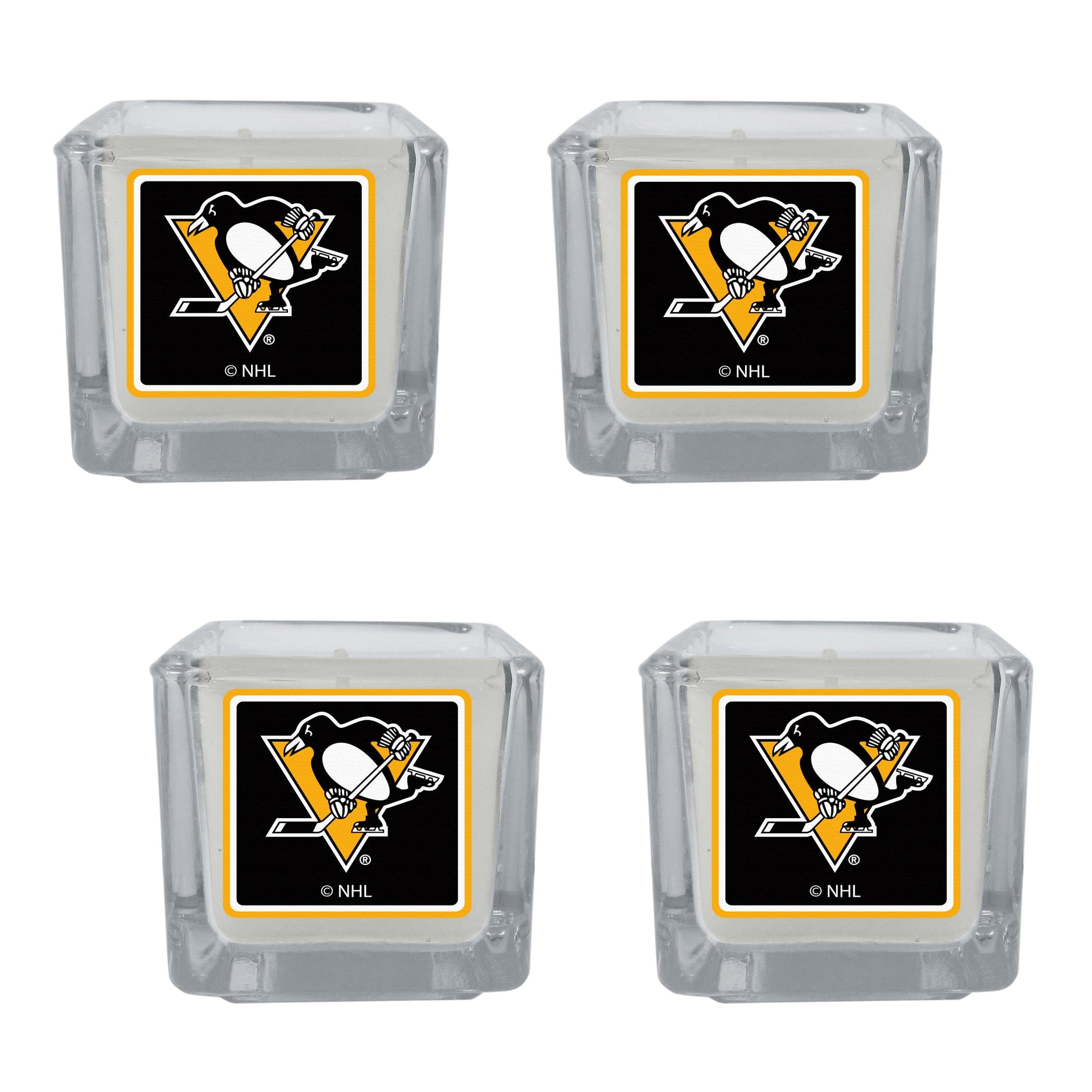 Pittsburgh Penguins® Scented Candles, 4 pk - Pittsburgh Penguins